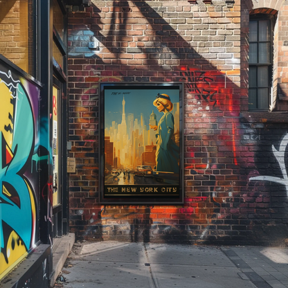 New York City Vintage Poster