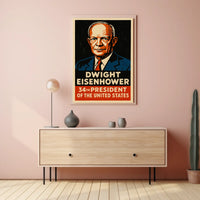 Dwight Eisenhower 34th President Poster