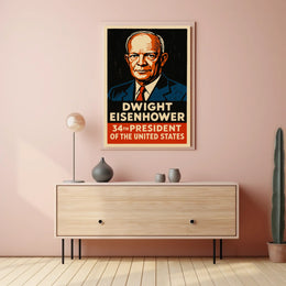 Dwight Eisenhower 34th President Poster