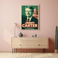 Jimmy Carter Presidential Portrait Patriot Poster