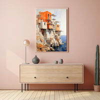 Cliffside Architecture Poster