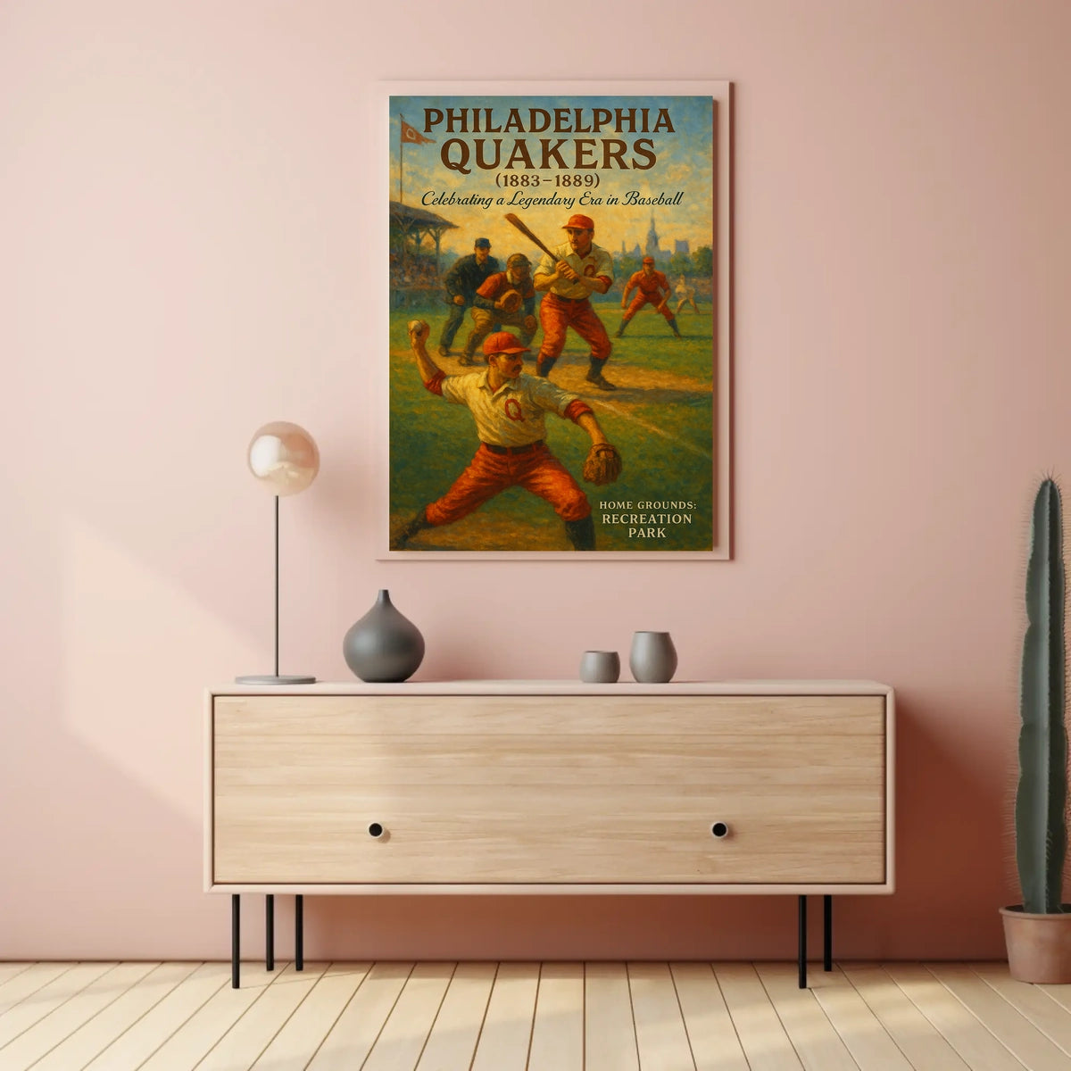 Philadelphia Quakers Celebrating A Poster