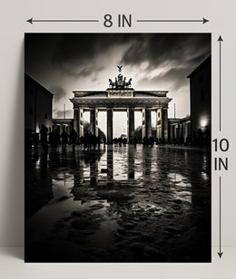 The Brandenburg Gate At Dusk Poster