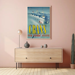 Crans-Sur-Sierre Ski Resort Poster