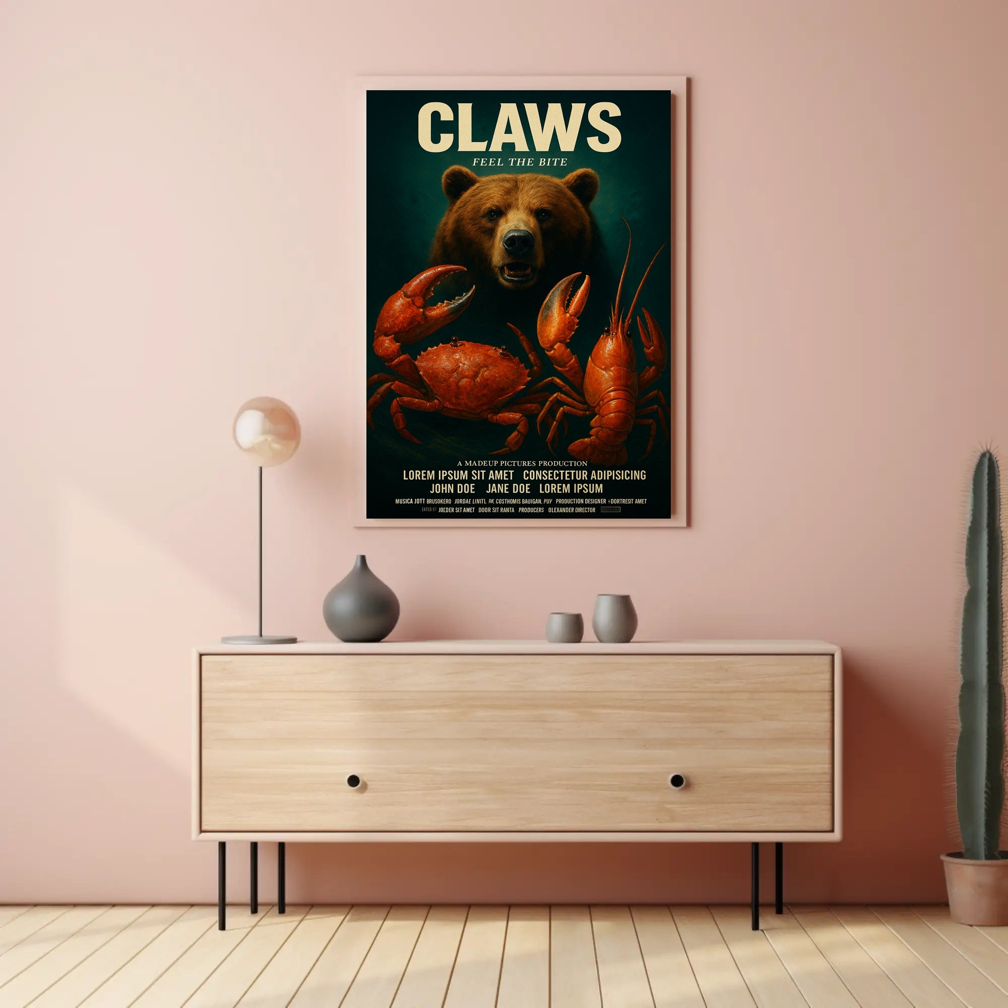 Claws Feel the Bite Vintage Poster Art PosterGoat