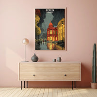 Berlin in the Rain Poster