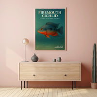 Firemouth Cichlid A Jewel of the Aquatic World Poster PosterGoat