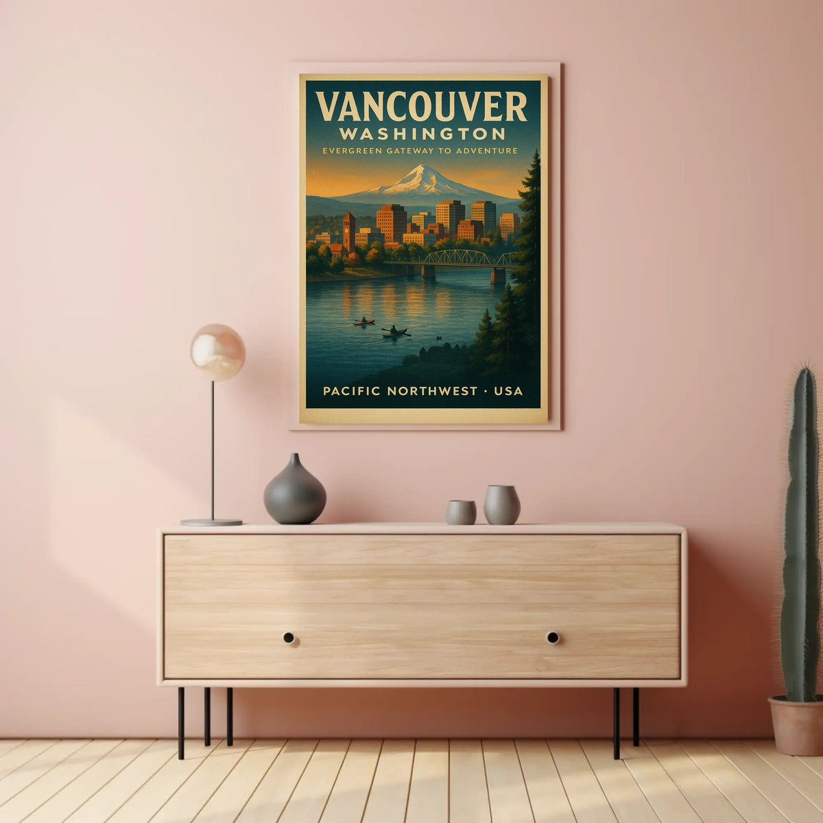 Vancouver, Washington Evergreen Gateway Poster
