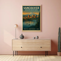 Vancouver, Washington Evergreen Gateway Poster