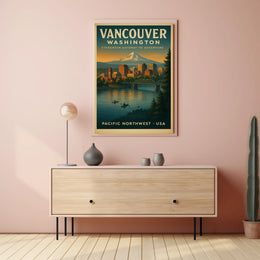 Vancouver, Washington Evergreen Gateway Poster
