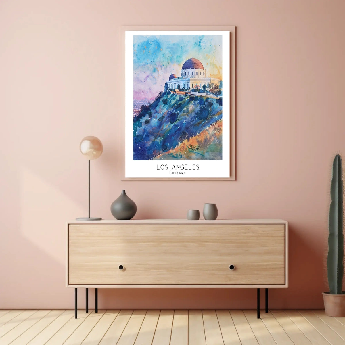 Los Angeles Skyline Poster