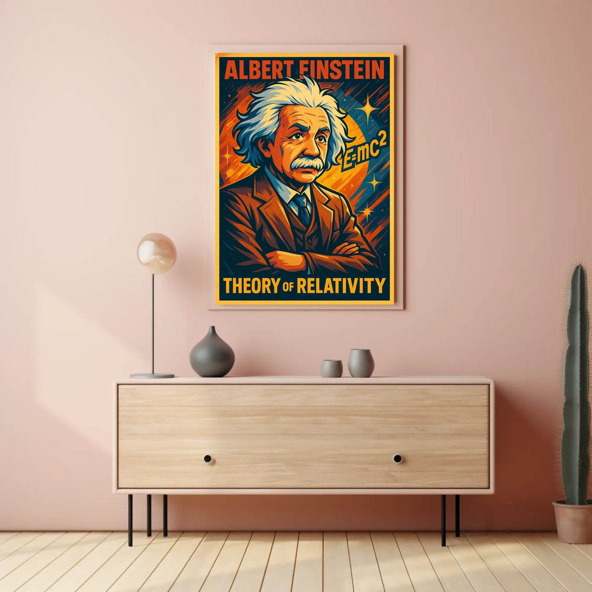 Albert Einstein Theory Of Relativity Poster