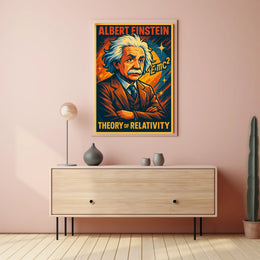 Albert Einstein Theory Of Relativity Poster