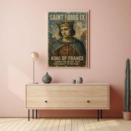 Saint Louis Ix King Of France Poster