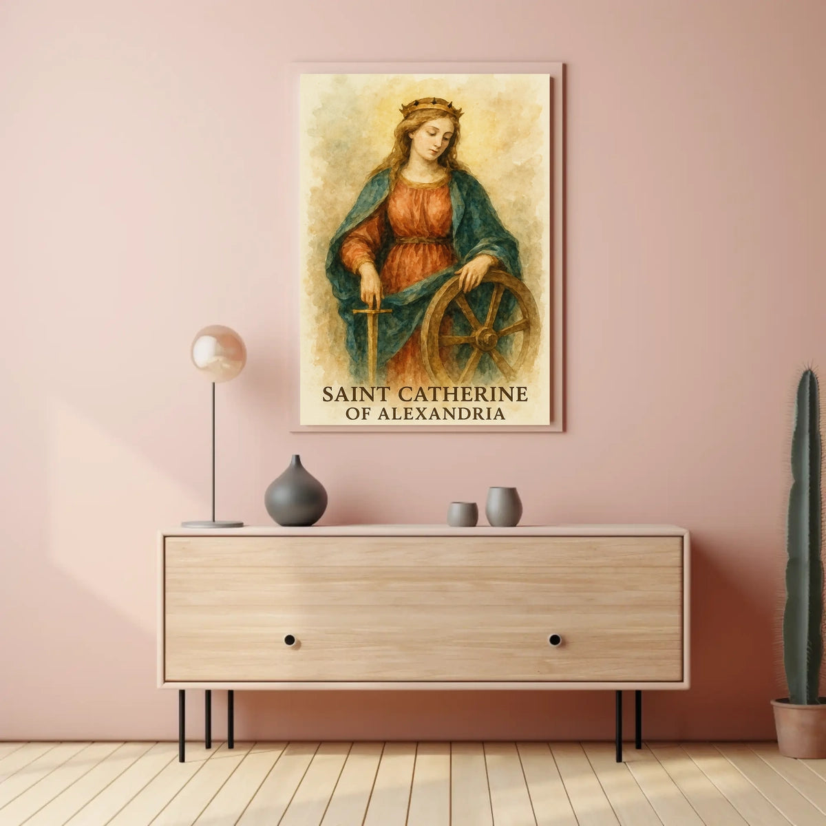 Saint Catherine of Alexandria Poster