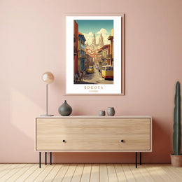 Streets of Bogotá Poster PosterGoat