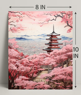 Cherry Blossom Serenity Poster