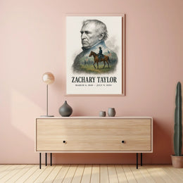 Zachary Taylor 12th President of the United States Reflections Poster