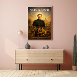 St. John Bosco Champion of Youth Poster