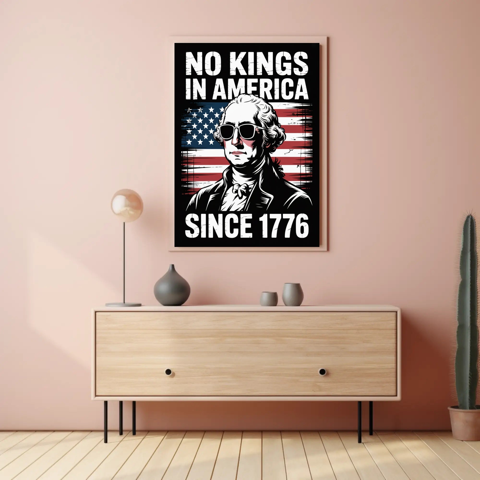 American Independence Founding Father Vintage Historical or Presidential Poster