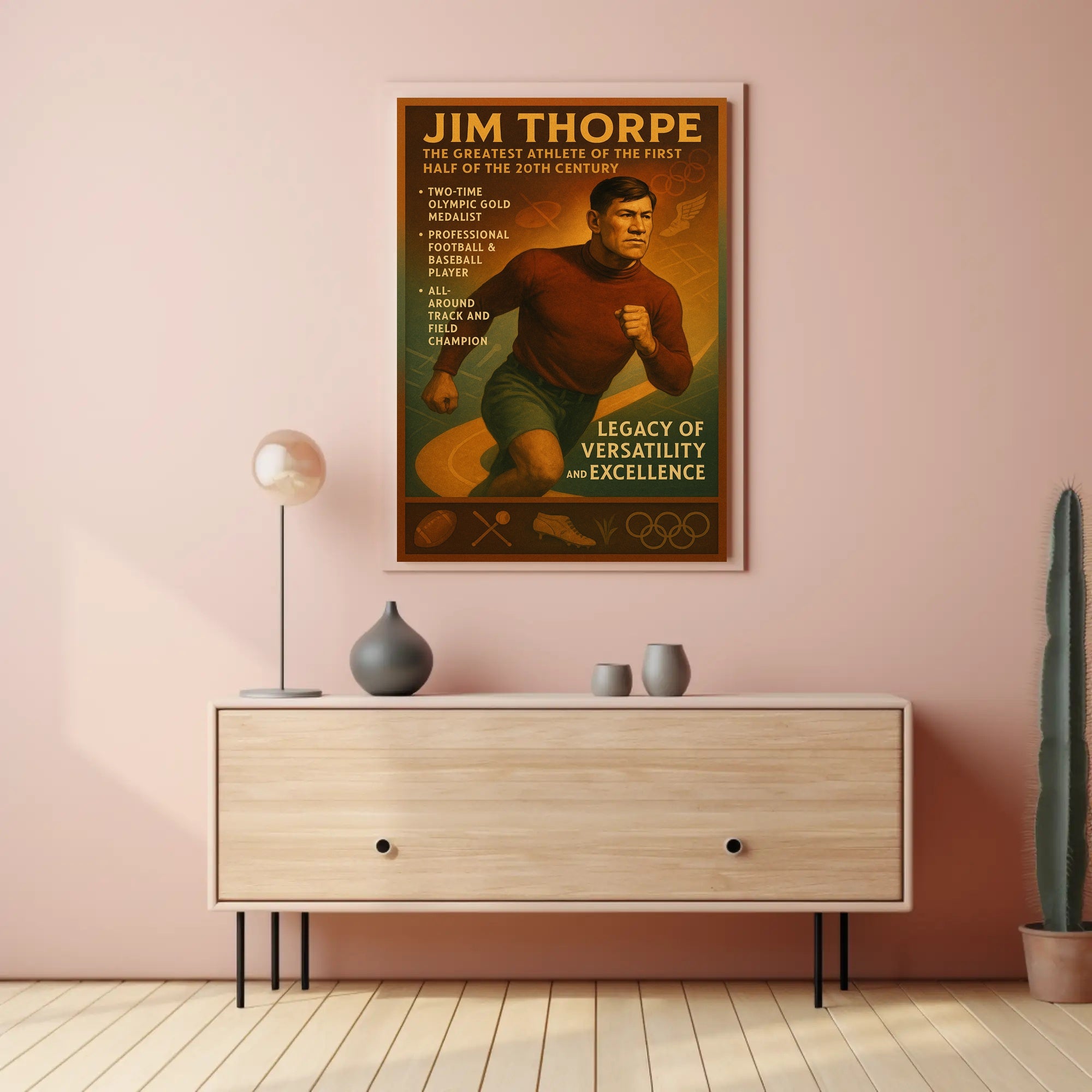 Jim Thorpe: A Legacy of Versatility Poster