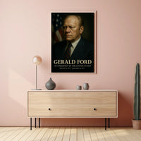 Gerald Ford 38th President Poster Home Decor Wall Art
