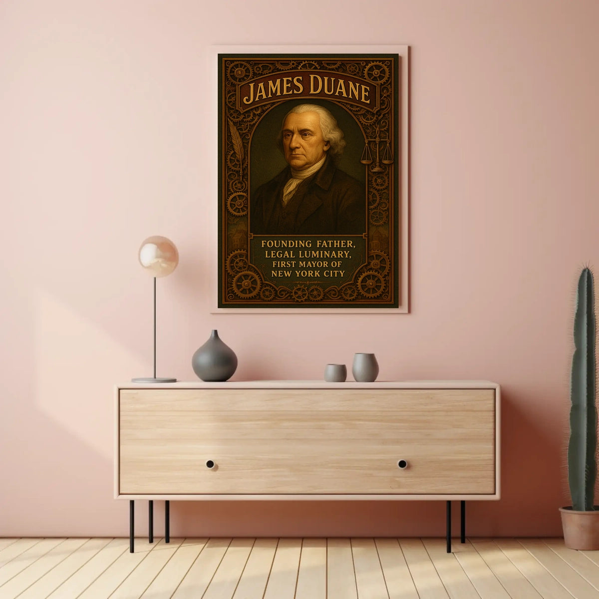 James Duane Founding Father and First Mayor of New York City Poster