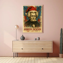 Andrew Jackson 7th President of the United States Christmas SeriesPoster