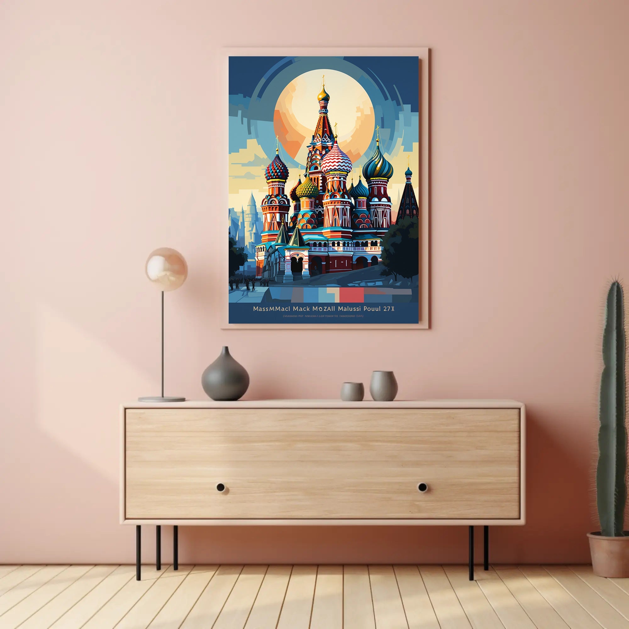 Vibrant Domes Of St. BasilS Cathedral Poster