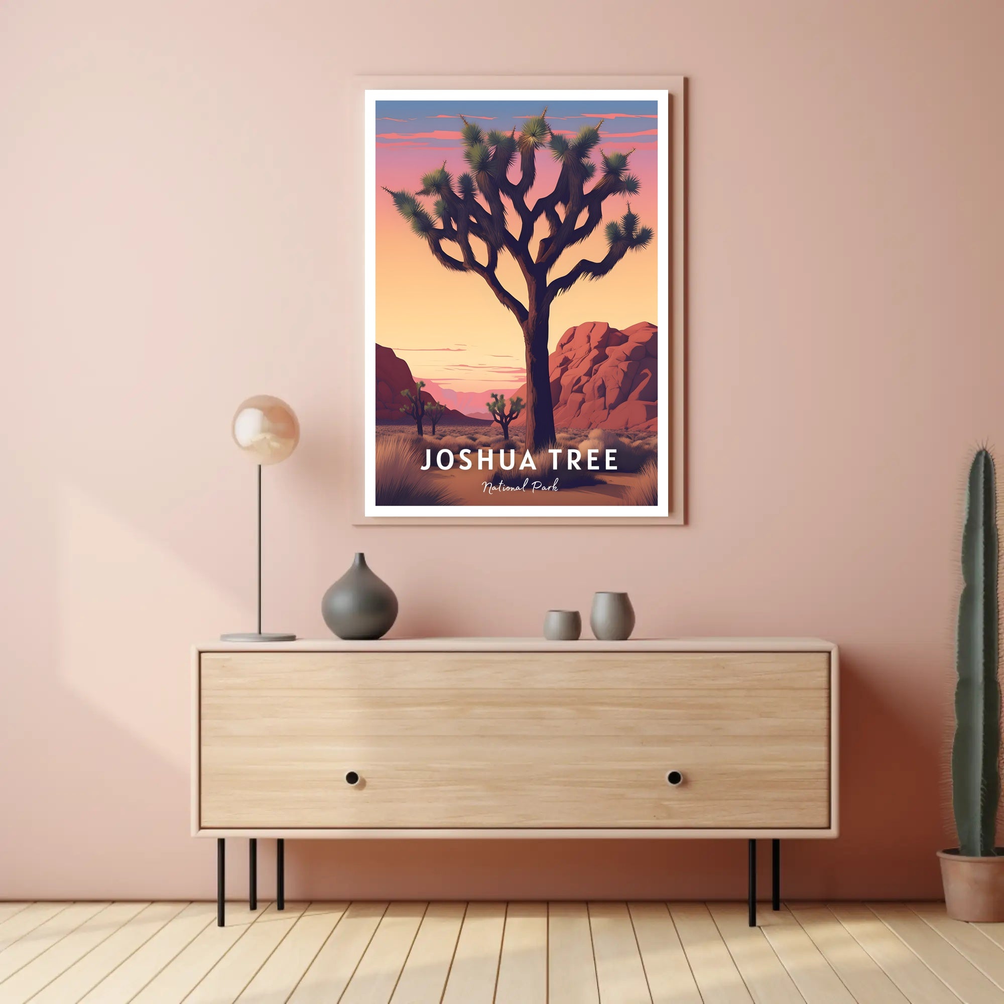 Joshua Tree National Park Scenic Poster Print