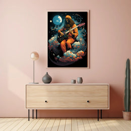 Celestial Guitarist Poster