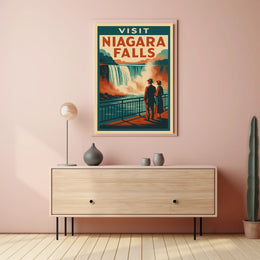 Visit Niagara Falls Poster