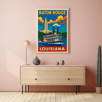 Baton Rouge Louisiana Poster