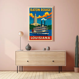 Baton Rouge Louisiana Poster