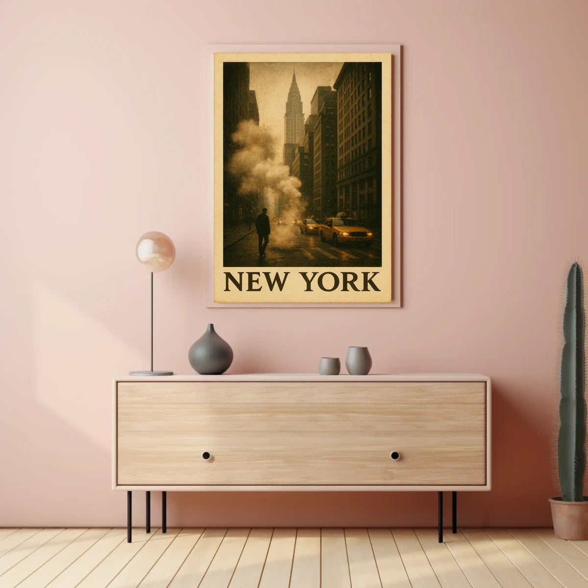 New York Cityscape Poster