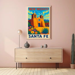 New Mexico Santa Fe Poster