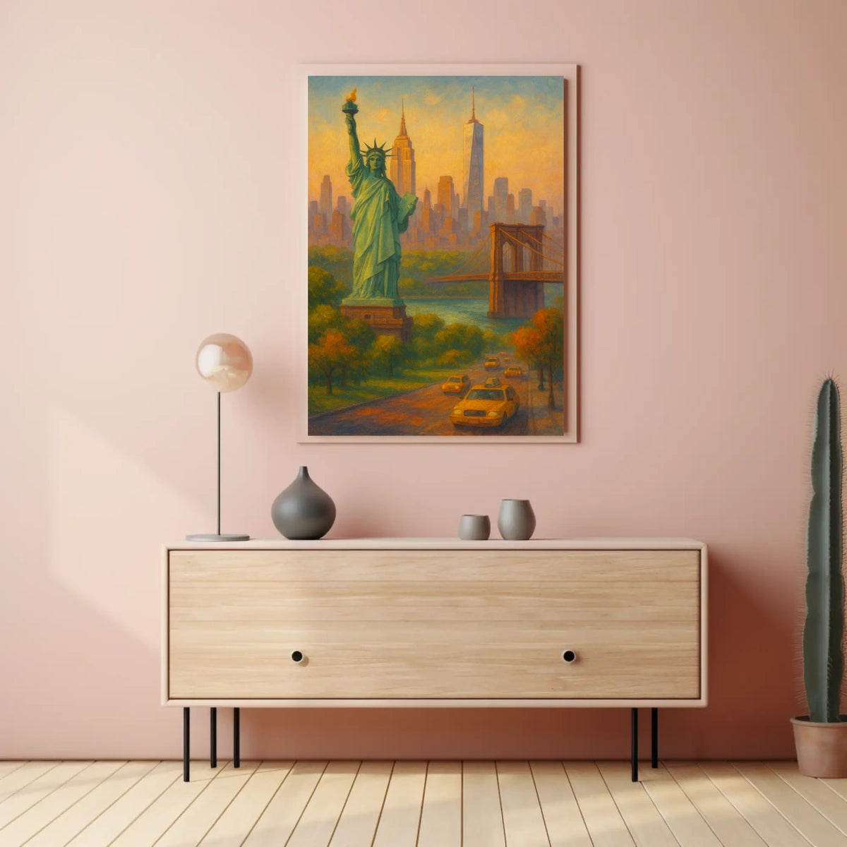 Iconic New York Cityscape Poster For Home Decor Lovers