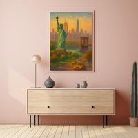 Iconic New York Cityscape Poster For Home Decor Lovers