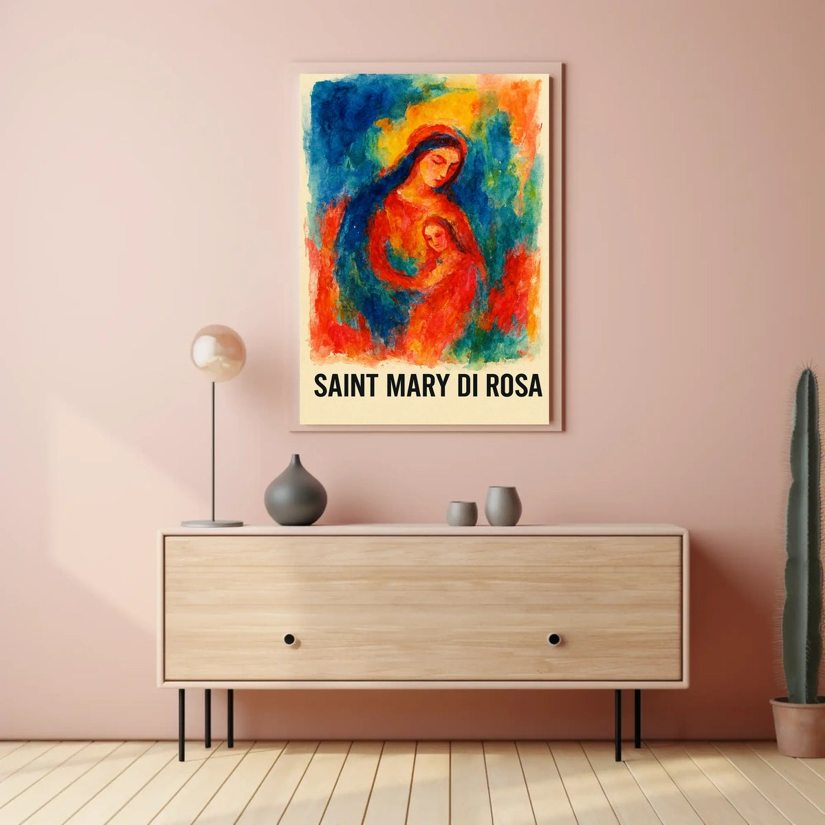 Saint Mary Di Rosa Poster