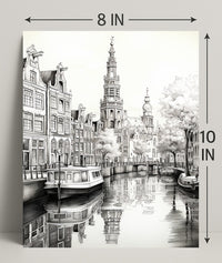 Tranquil Canal Scene Poster