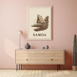 Samoa Scenic Retreat Poster