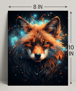Mystical Fox Poster PosterGoat
