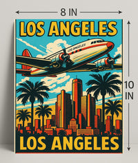 Los Angeles Travel Poster PosterGoat