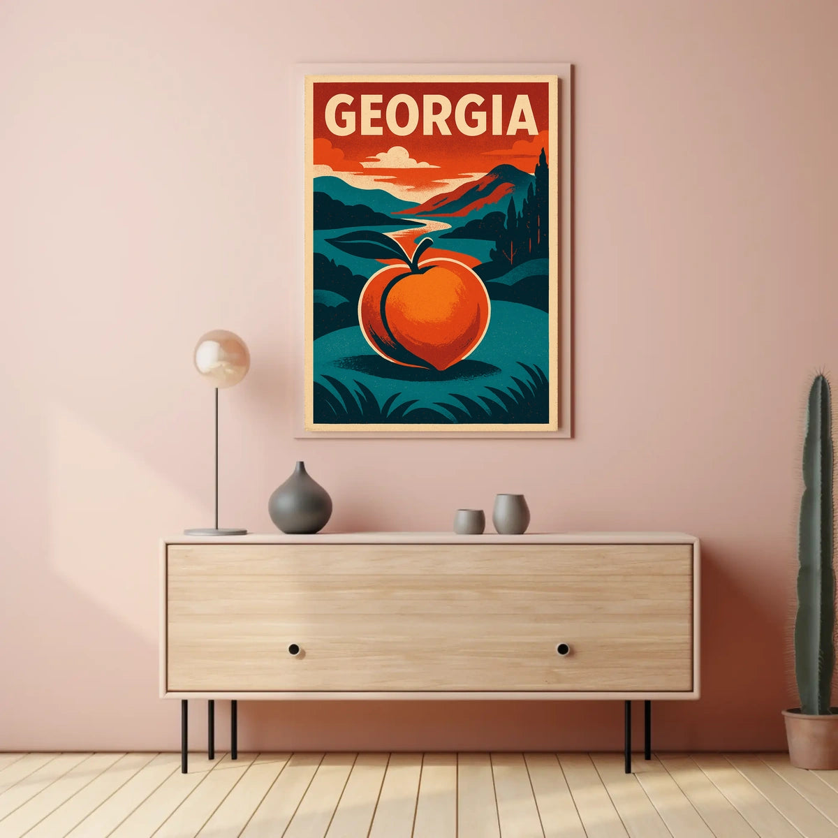Georgia Peach Poster
