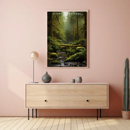 Tranquil Wilderness Travel Poster Print