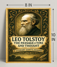 Leo Tolstoy The Passage of Time and Thought Poster PosterGoat
