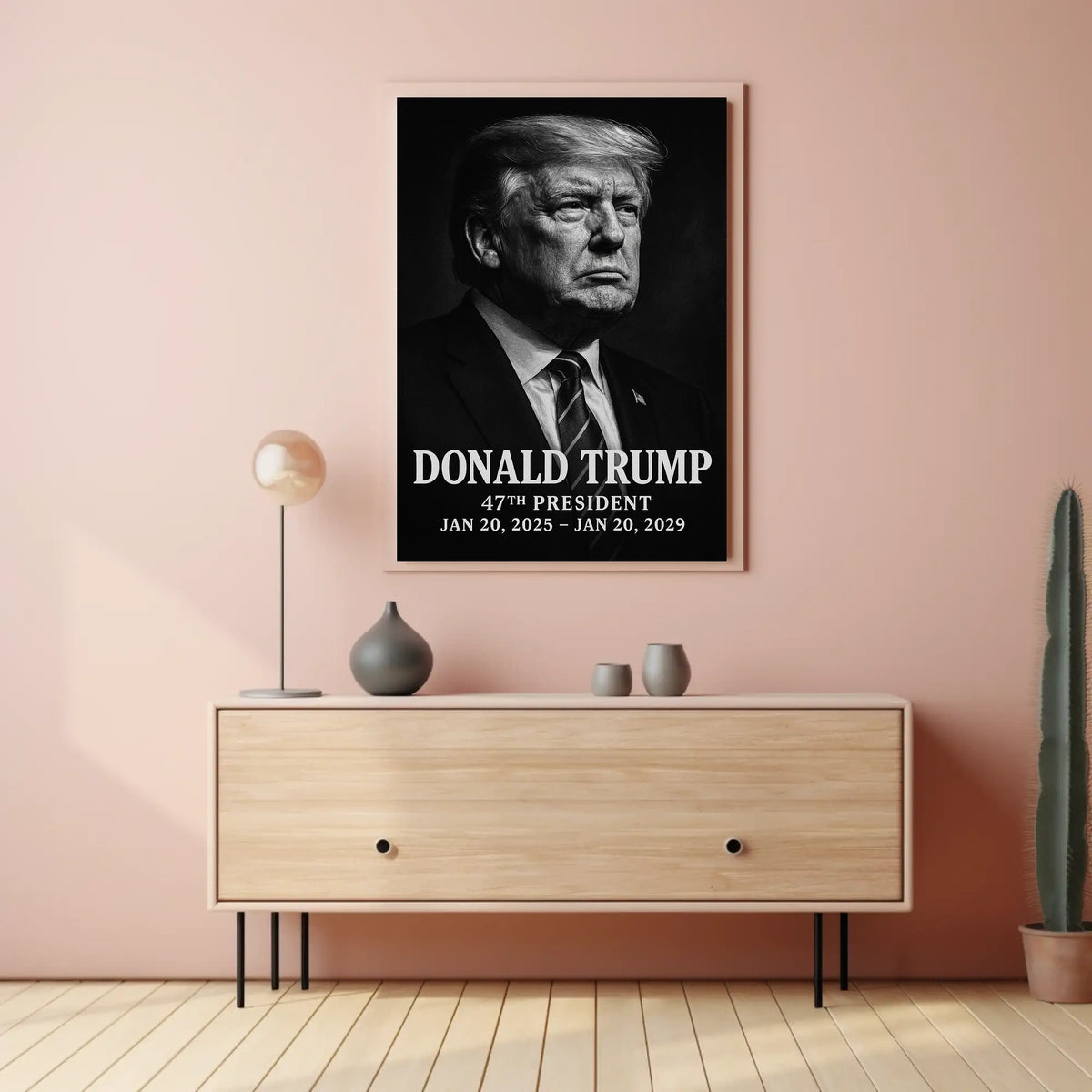 Donald Trump Visionary Modern Times American Pride Patriotism Photography Realism Leadership Poster