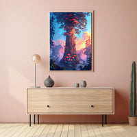 Enchanted Forest Tower Poster
