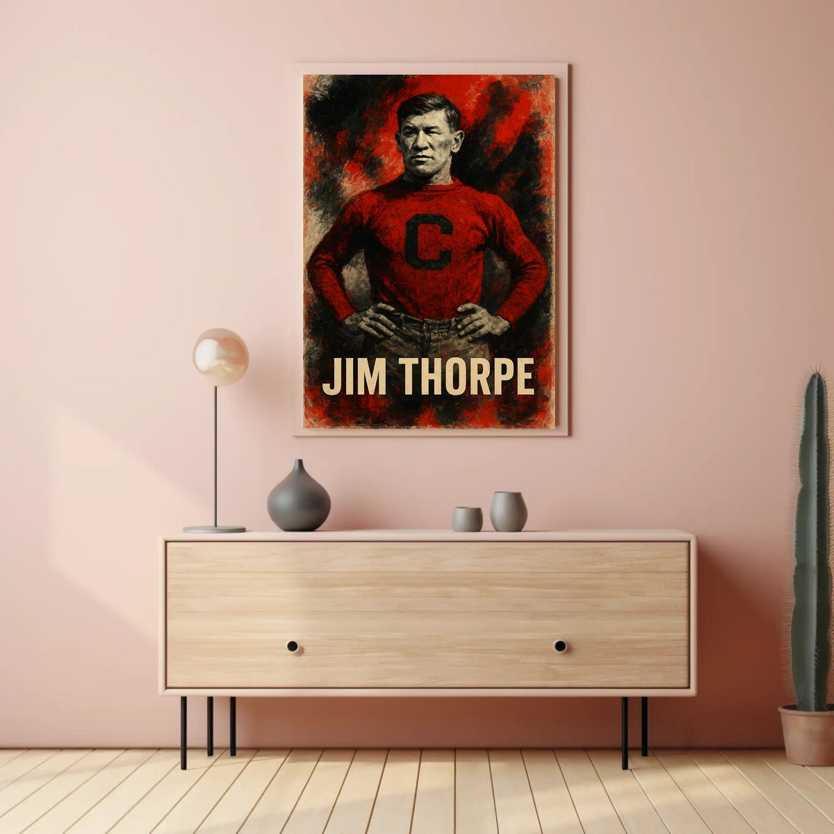 Jim Thorpe Legendary Athlete Poster