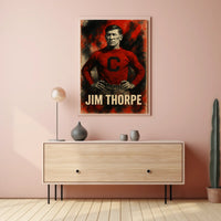 Jim Thorpe Legendary Athlete Poster